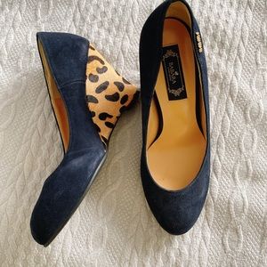 Barbara shoes/leopard print heels